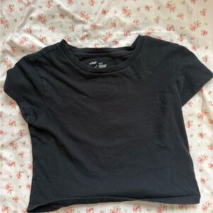 Aerie Black Short Sleeve Tee
